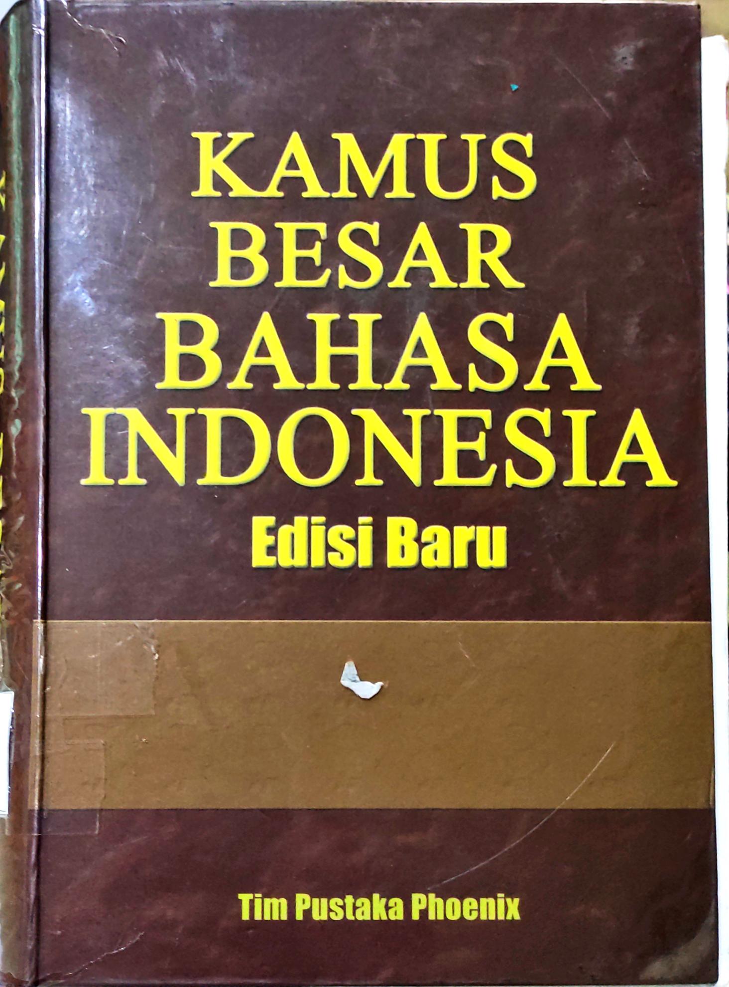 Kamus Besar Bahasa Indonesia Edisi Baru