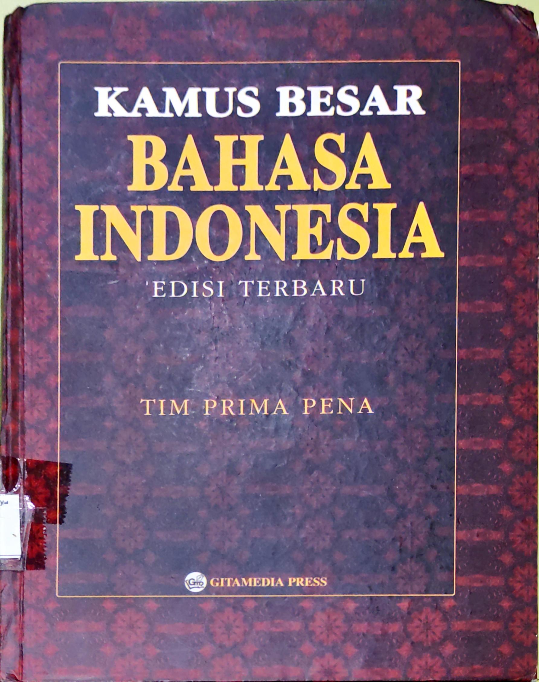 Kamus Besar Bahasa Indonesia Edisi Terbaru