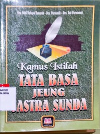 Kamus Istilah Tata Basa Jeung Sastra Sunda